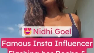 Exclusive Indian MMS Insta Influencer Nidhi Goel Flashes Boobs Leaked Video Live Paid app